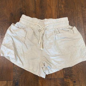 Cream Shorts